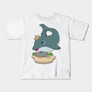 Dolphin Crown Kids T-Shirt